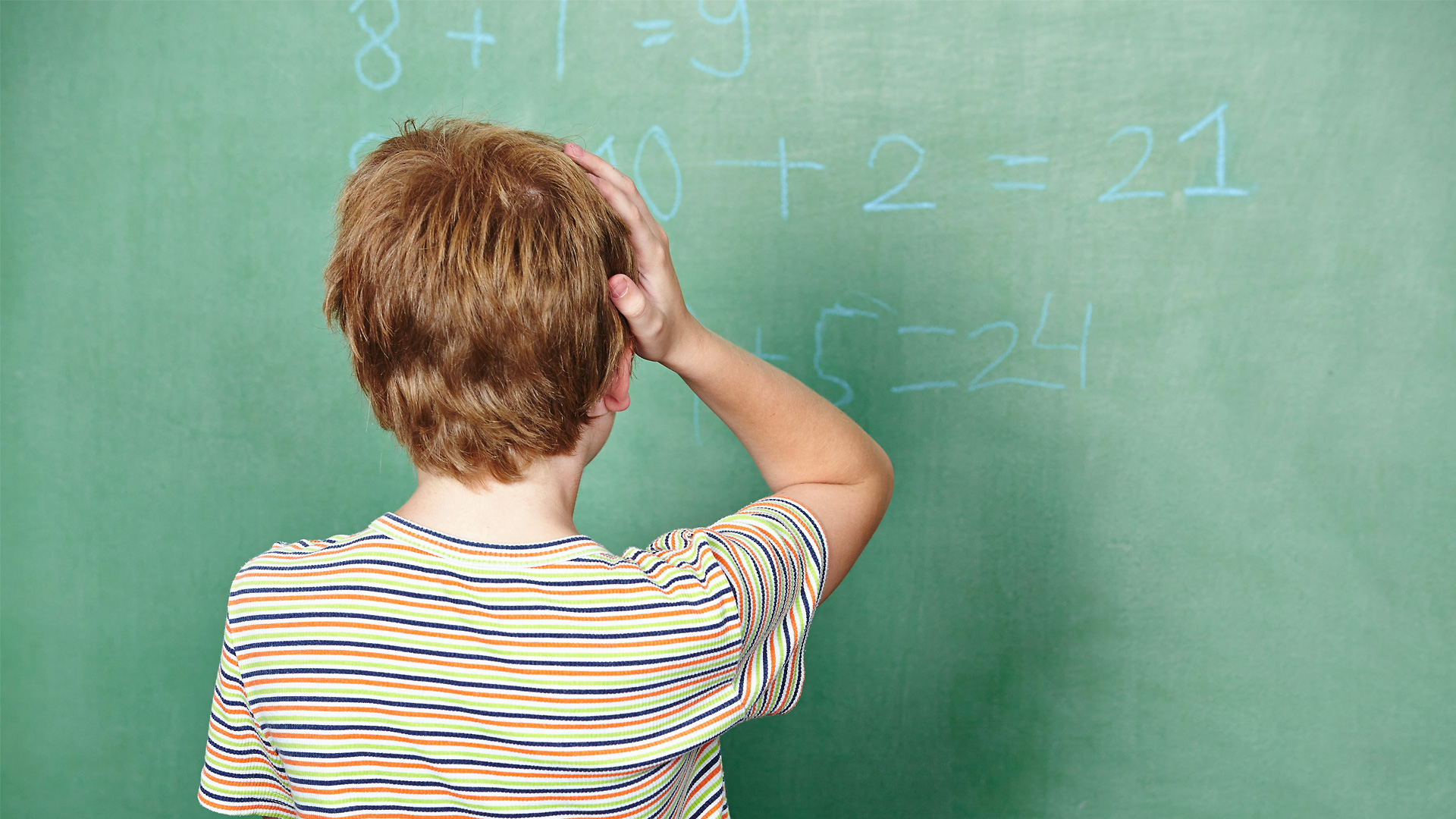 What is developmental dyscalculia and what does it look like in the brain?